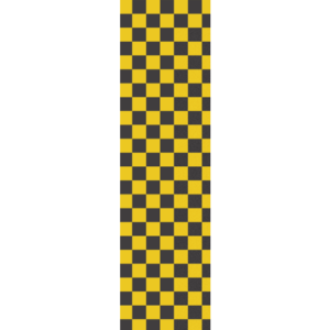 Fruity Griptape (9"x33") Black/Yellow Checkers Single Sheet