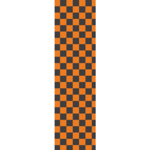 Fruity Griptape  (9"x33") Black/Orange Checkers Single Sheet