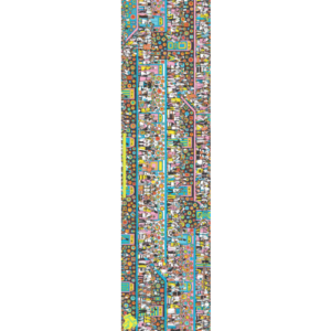 Fruity Griptape (9"x33") Where's Wally Corridors