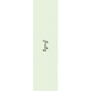 Fruity Griptape (9"x33") Slate Logo Single Sheet